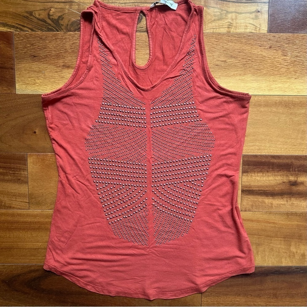 Rose+Olive Studded Sleeveless Top